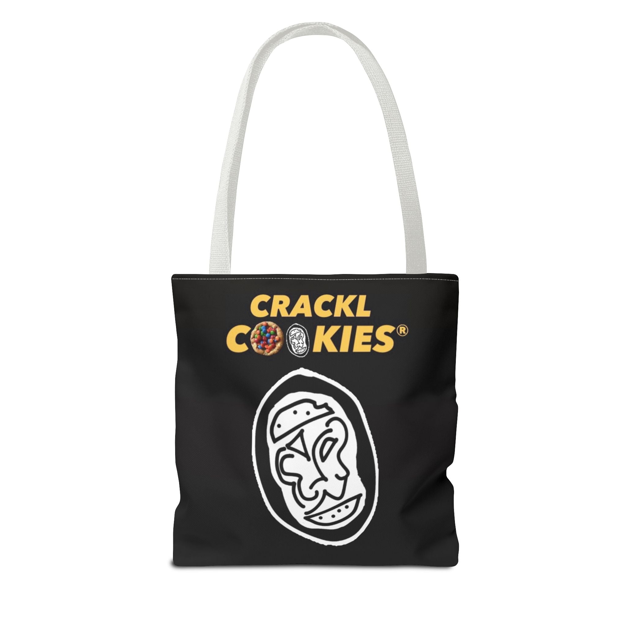 Crackl Cookies Tote Bag — 'Have A Nice Day' Cookie Logo Grocery & Everyday Tote
