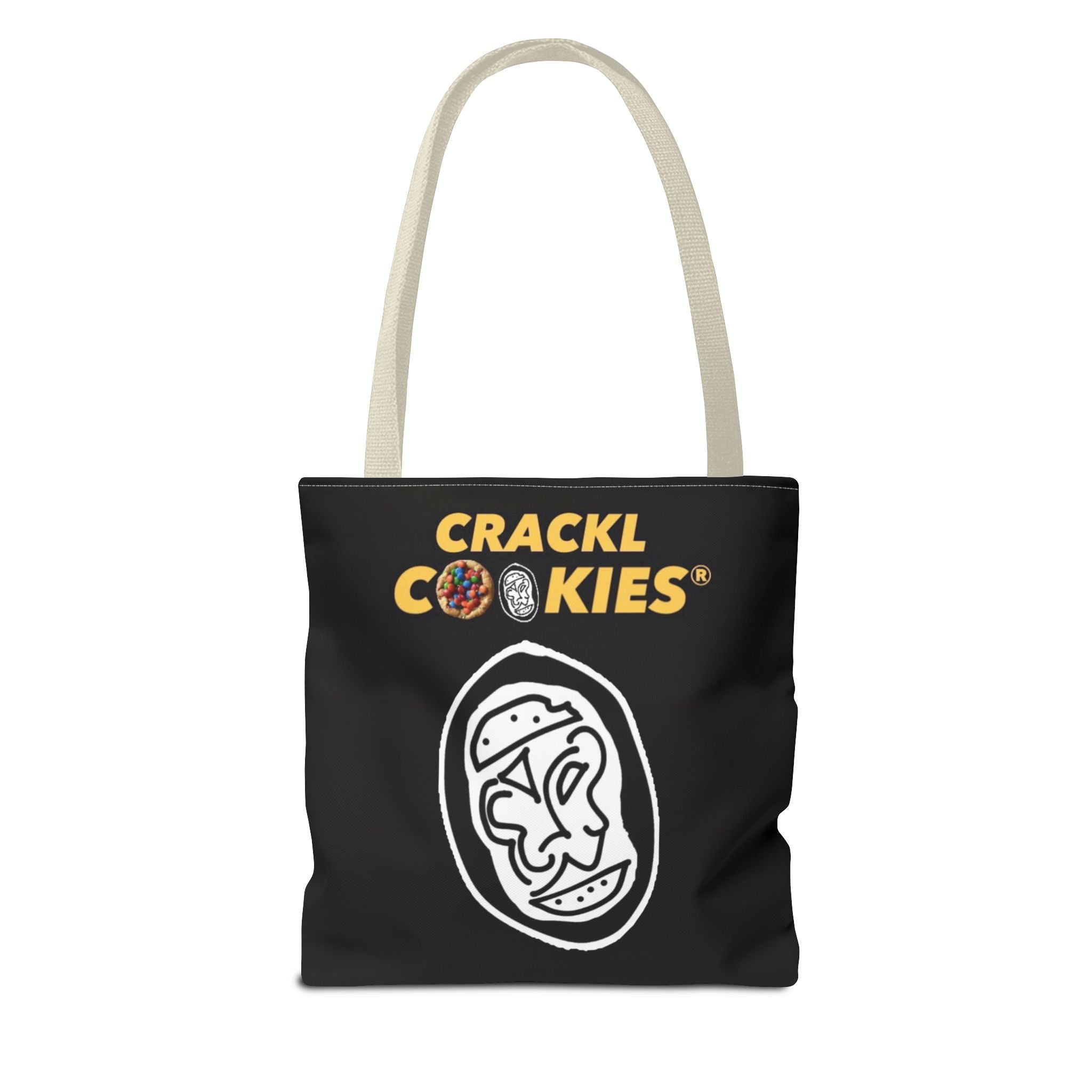 Crackl Cookies Tote Bag — 'Have A Nice Day' Cookie Logo Grocery & Everyday Tote