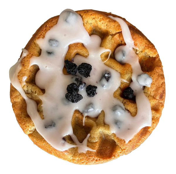 The Craffle- Bluberry Flavor waffle style (6) cookies