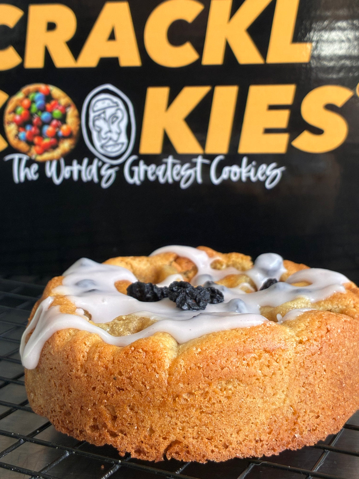 The Craffle- Bluberry Flavor waffle style (6) cookies