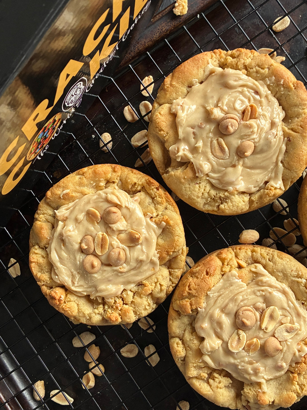 CRACKL PEANUT BUTTER CRUNCH (6 Cookies)