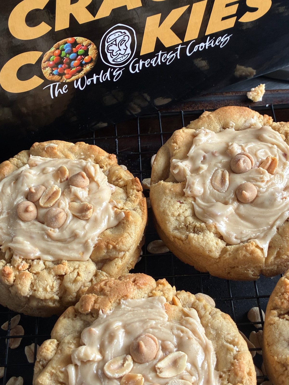 CRACKL PEANUT BUTTER CRUNCH (6 Cookies)