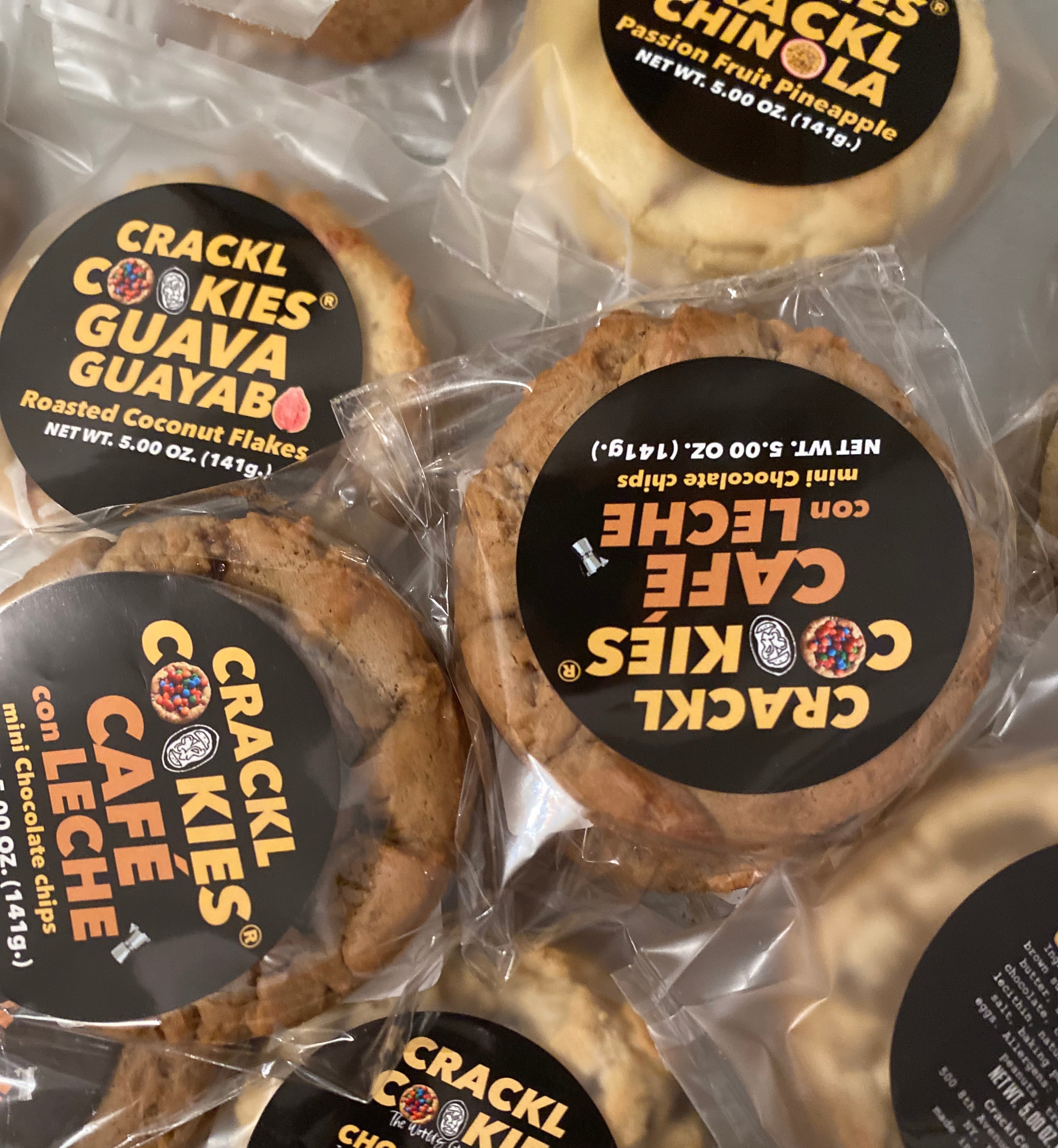 NEW! CRACKL TROPICAL COLLECTION (8 GIANT COOKIES)