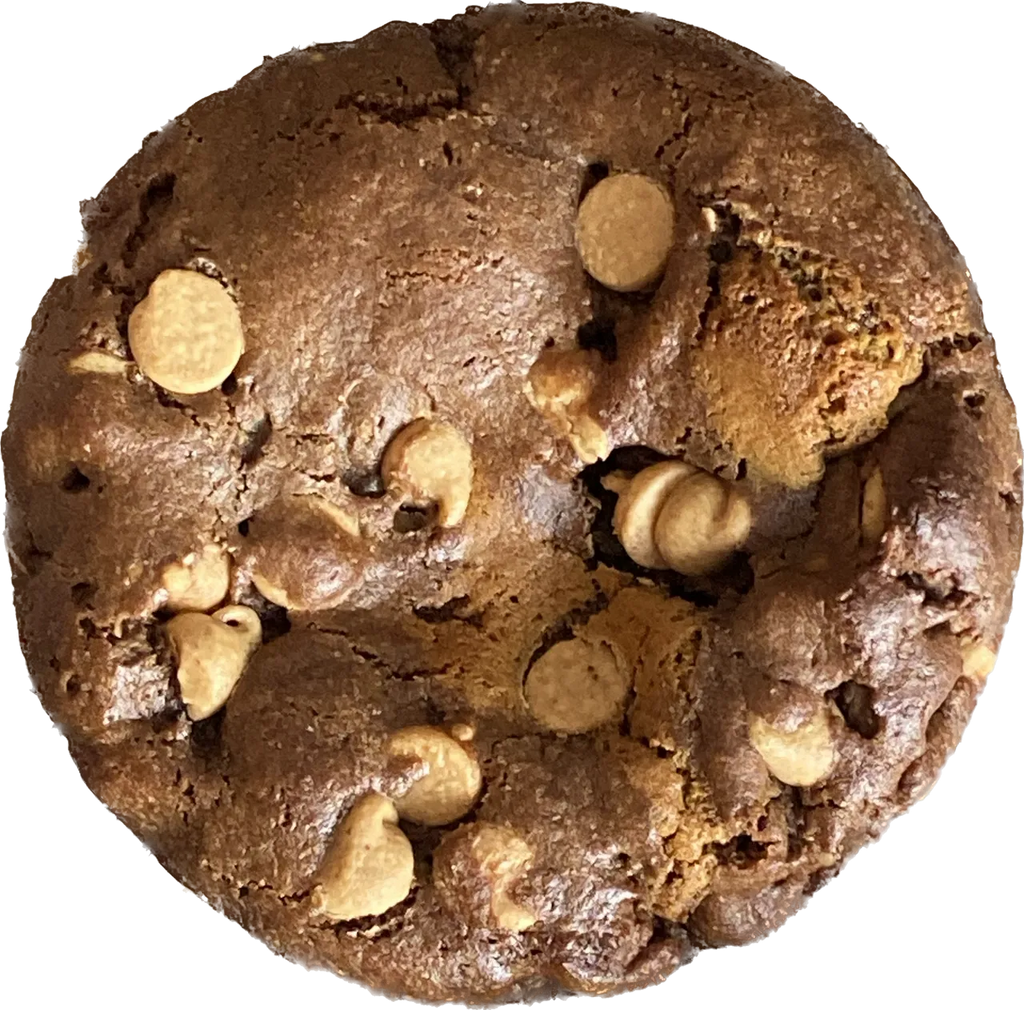 DARK CHOCOLATE w/ REESES PEANUT BUTTER CHIPS (6) COOKIES